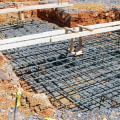 Préparation du site pour la construction des fondations